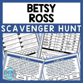 Betsy Ross Scavenger Hunt - Reading Comprehension Activity