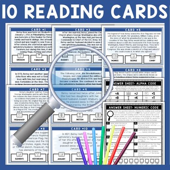 Betsy Ross Scavenger Hunt - Reading Comprehension Activity - Image 3