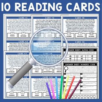 Labor Day Scavenger Hunt - Reading Comprehension Activity - Holiday - Image 3