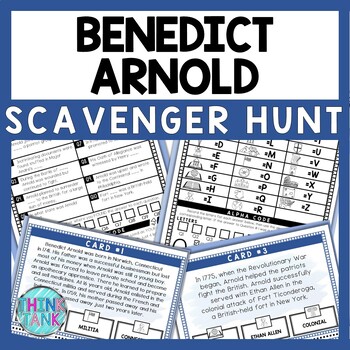 Benedict Arnold Scavenger Hunt - Reading Comprehension Activity