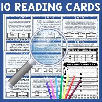 Benedict Arnold Scavenger Hunt - Reading Comprehension Activity - Image 3