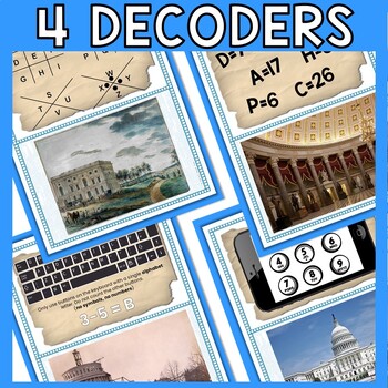 US Capitol Building ESCAPE ROOM - Reading Comprehension Activity - Congress - Image 4