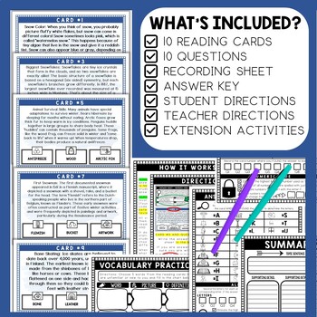 Winter Fun Facts Scavenger Hunt - Reading Comprehension Activity - Image 2