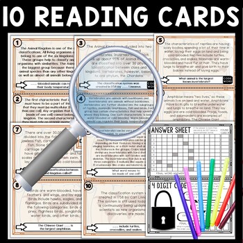 Animal Kingdom Scavenger Hunt Reading Comprehension Activity - Image 3