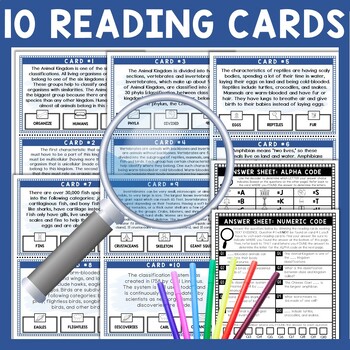 Animal Kingdom Scavenger Hunt - Reading Comprehension Activity - Image 3