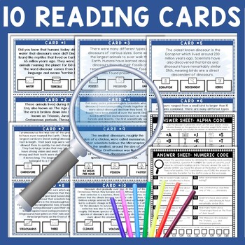 Dinosaurs Scavenger Hunt - Reading Comprehension Activity - Image 3