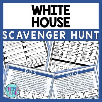White House Scavenger Hunt - Reading Comprehension Activity