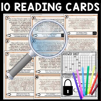 Archaic Period Scavenger Hunt Reading Comprehension Activity - Image 3