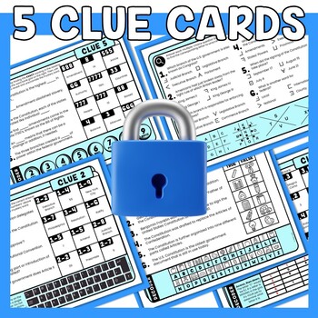 U.S. Constitution Escape Room Word Search - Reading Comprehension Stations - Image 3