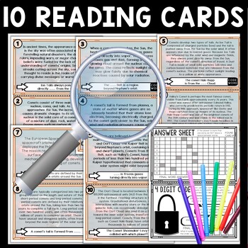 Comets Scavenger Hunt Reading Comprehension Activity - Solar System - Image 3