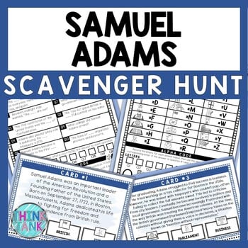 Samuel Adams Scavenger Hunt - Reading Comprehension Activity