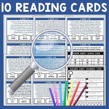 Samuel Adams Scavenger Hunt - Reading Comprehension Activity - Image 3