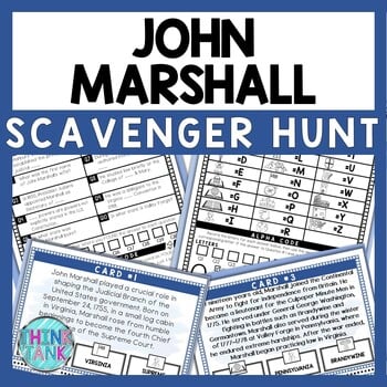 John Marshall Scavenger Hunt - Reading Comprehension Activity