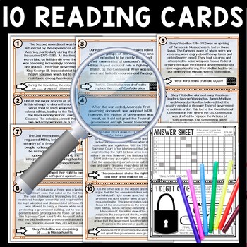 Second Amendment Scavenger Hunt Reading Comprehension Activity - Image 3