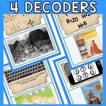 Inca Religion ESCAPE ROOM - Reading Comprehension - Ancient Civilizations - Image 4