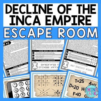 Decline of the Inca Empire ESCAPE ROOM - Reading Comprehension
