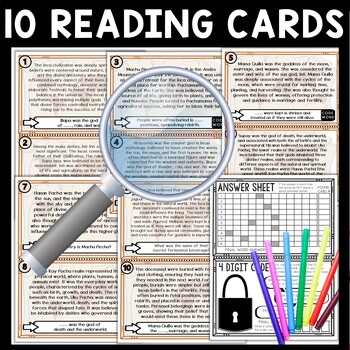 Inca Religion Scavenger Hunt Reading Comprehension Activity - Image 3