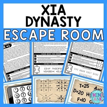 Xia Dynasty ESCAPE ROOM - Reading Comprehension - Ancient China