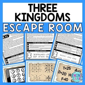 Three Kingdoms ESCAPE ROOM - Reading Comprehension - Ancient China