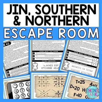 Jin, Southern, Northern Dynasties ESCAPE ROOM - Reading Comprehension - China
