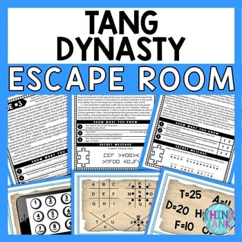 Tang Dynasty ESCAPE ROOM - Reading Comprehension - Ancient China