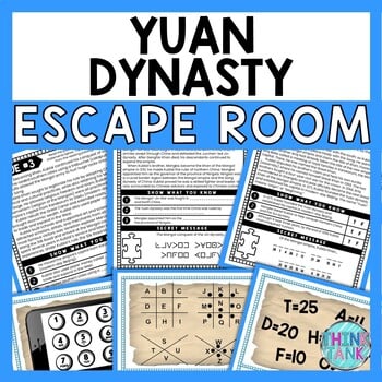 Yuan Dynasty ESCAPE ROOM - Reading Comprehension - Ancient China