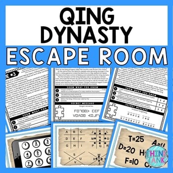 Qing Dynasty ESCAPE ROOM - Reading Comprehension - Ancient China