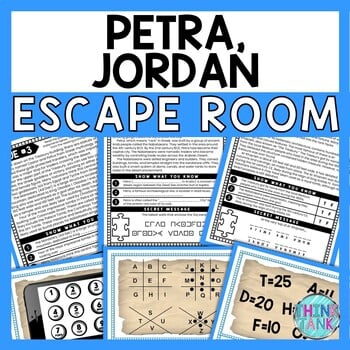 Petra ESCAPE ROOM - Reading Comprehension - World Landmarks
