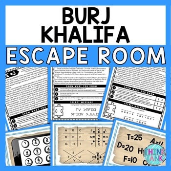 Burj Khalifa ESCAPE ROOM - Reading Comprehension - World Landmarks