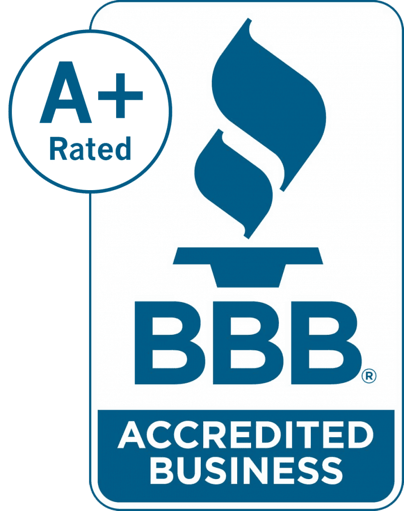 A high-quality image of Thornapple Painting's BBB Accredited Business badge emphasizing trust and professionalism in painting services.