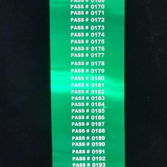 Pass holder season pass for Nelson 2021/2022 ski resort, check-in list, green card with discount ticket details.