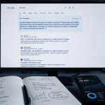 Actu SEO IA sur écran avec Google AI Overviews