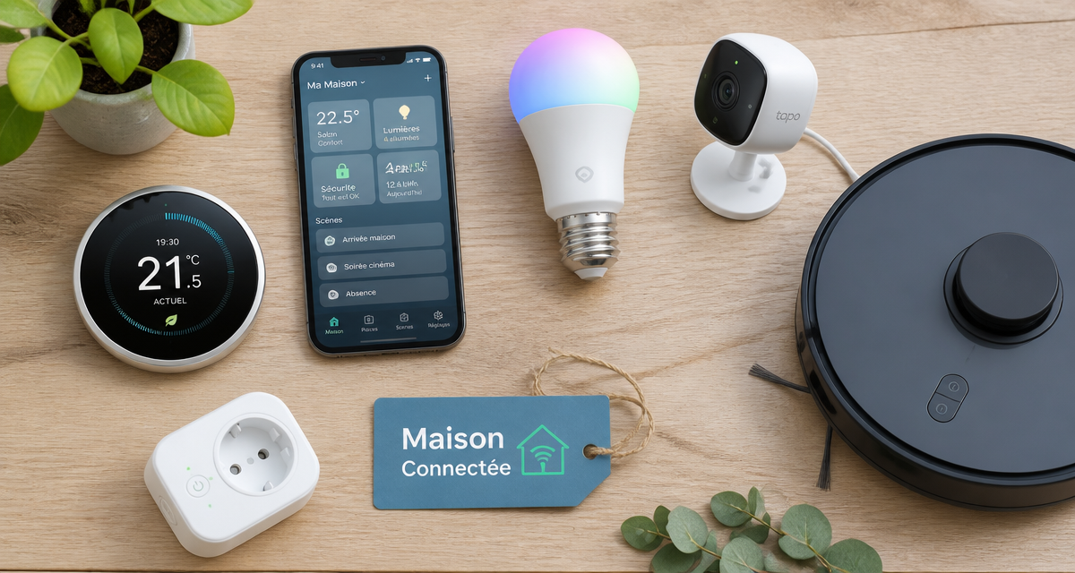 appareils intelligents maison connectée