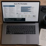 avis pc portable fiche technique écran OLED