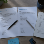 compar ia test aveugle sur bureau moderne