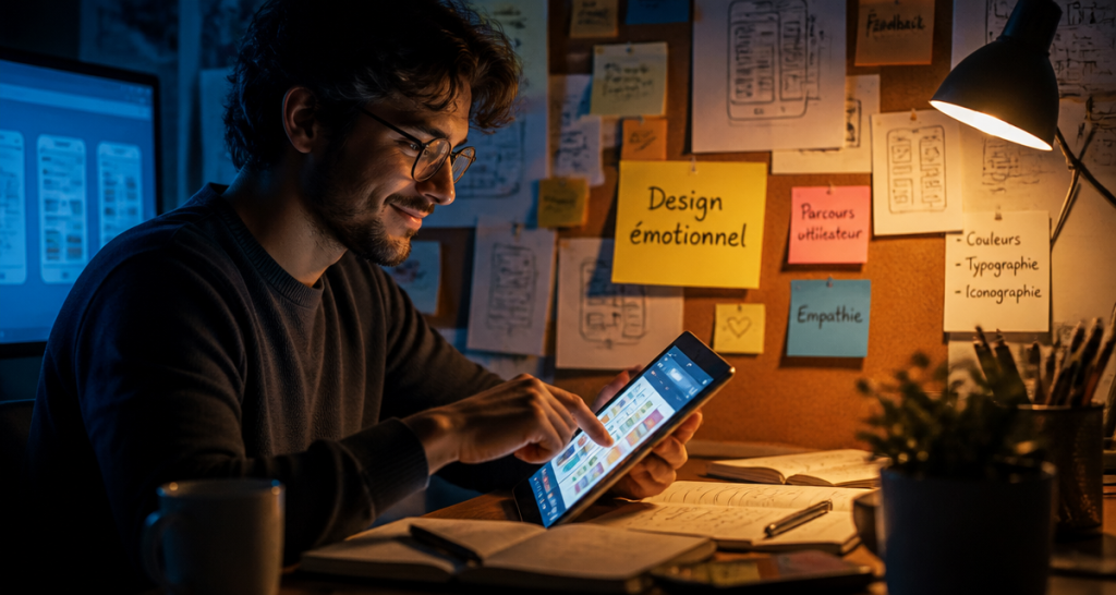 emotions and design interface tablette UX