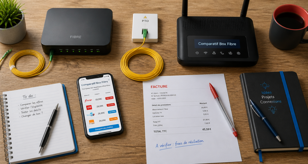 fibre optique comparatif box bureau