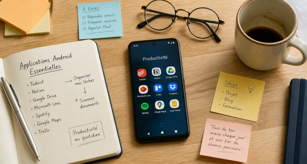 meilleurs applications android sur bureau moderne avec smartphone