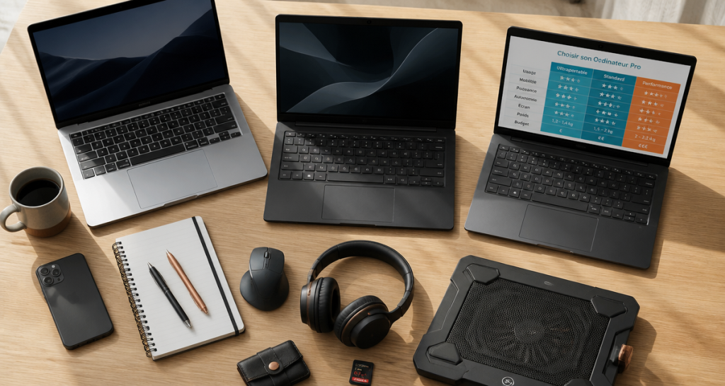 Comparatif ordinateur portable pour travailler sur bureau