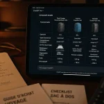 ChatGPT shopping : comparaison de produits sur tablette avec interface IA