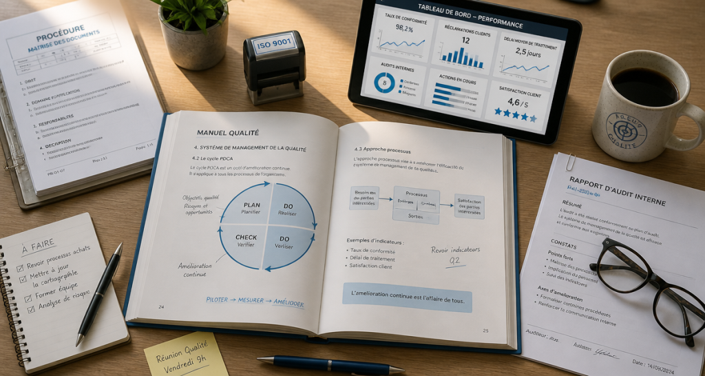 système de gestion de la qualité, audit, manuel PDCA