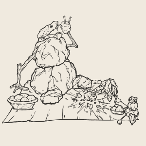 Daily Draw 2 | Rockman | Picnic | Icecream | Tattoo