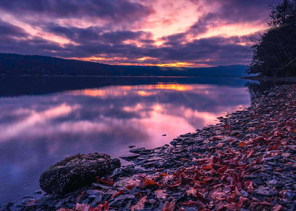 Blue Hour Photo of Otisco Lake