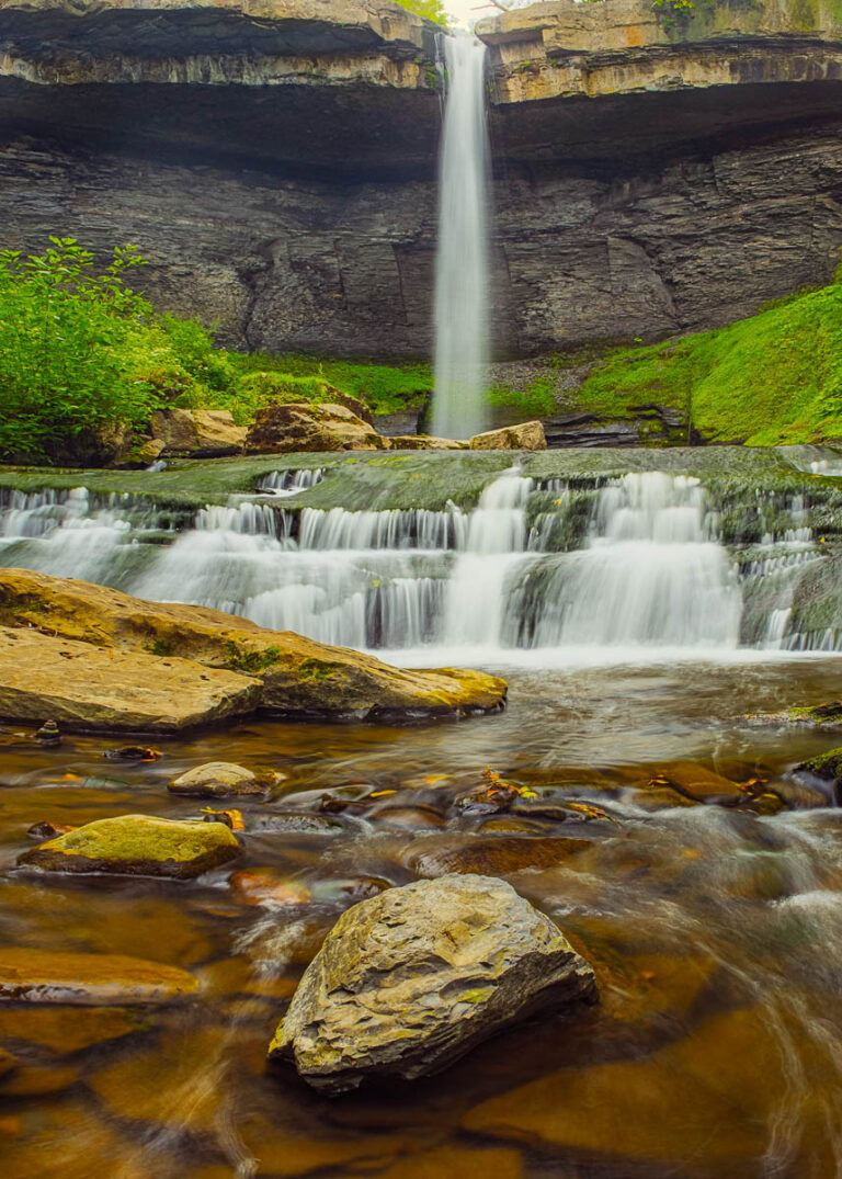 Carpenter's Falls is located in an Onondaga County Park by the same name in Central New York State.