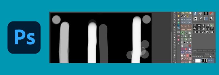 testing the difference between opacity and flow in photoshop.