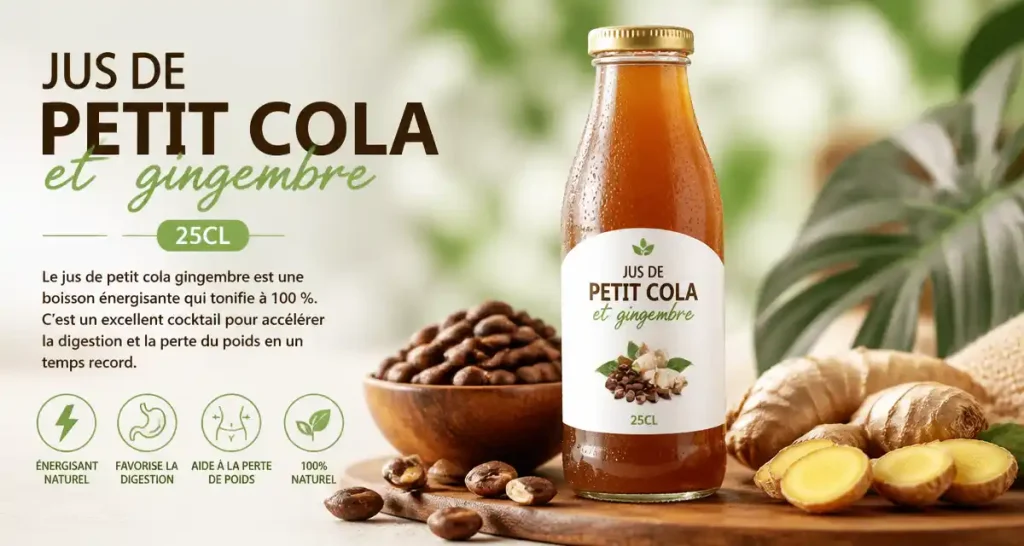 Jus de petit cola et gingembre – 25cl