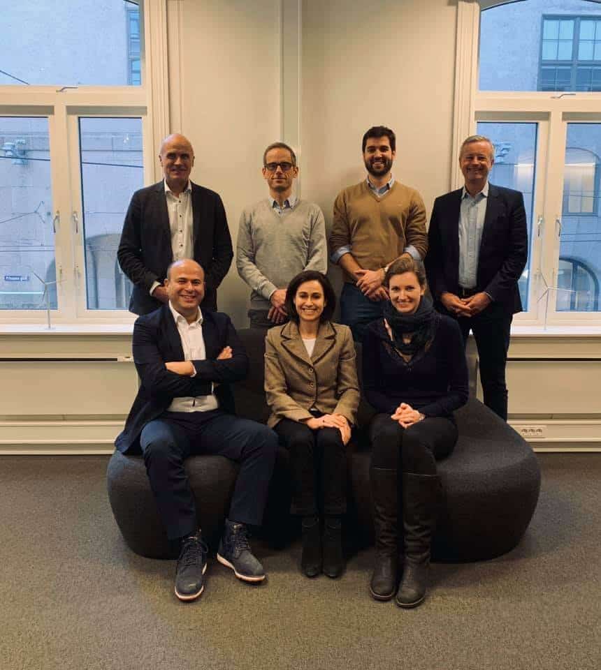 Tonstad Vindpark team_CFO Terje Kulseng, CEO Benoit Ribesse, Anleggssjef Tom Indesteege, Teknisk rådgiver Helge Toft, Kommunikasjonsansvarlig Henriette Sarah Holberg, CEO Engie Nordics Sandra Roche, Engie Norden sjef Mounhime Ben-Ayata