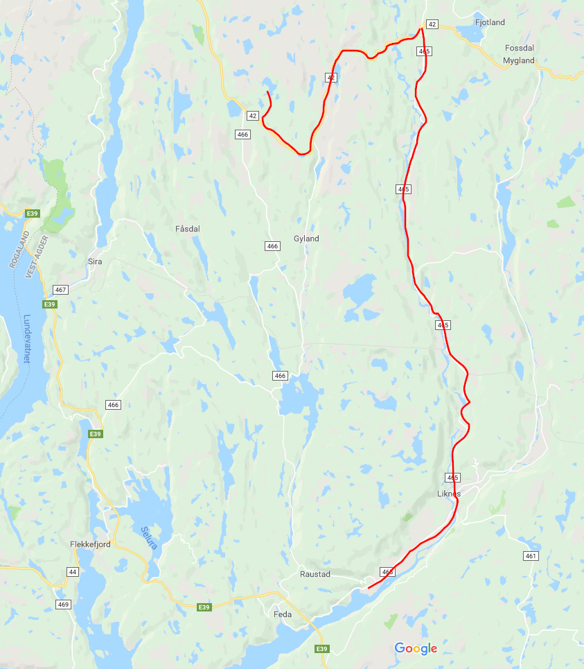 Transportation route