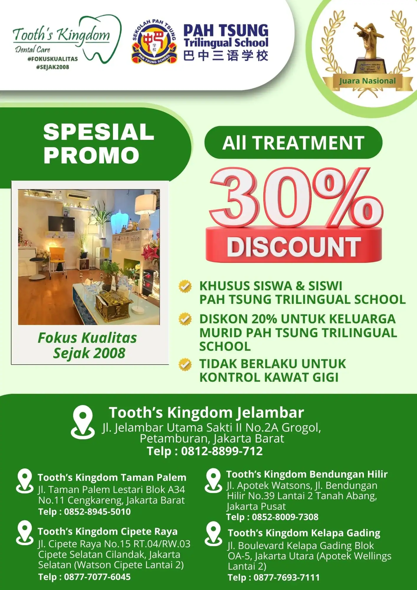 Tooths Kingdom partnership with PAH TSUNG
