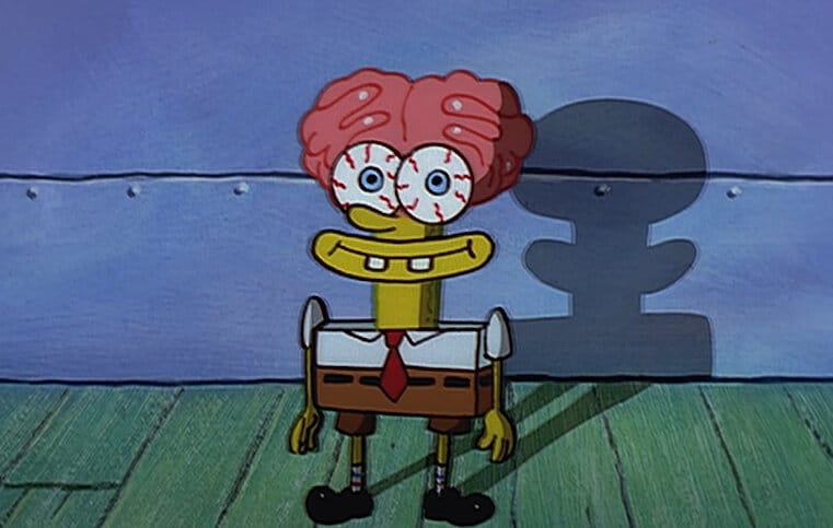 Spongebob's Brain, the spongebob squarepants movie, spongebob